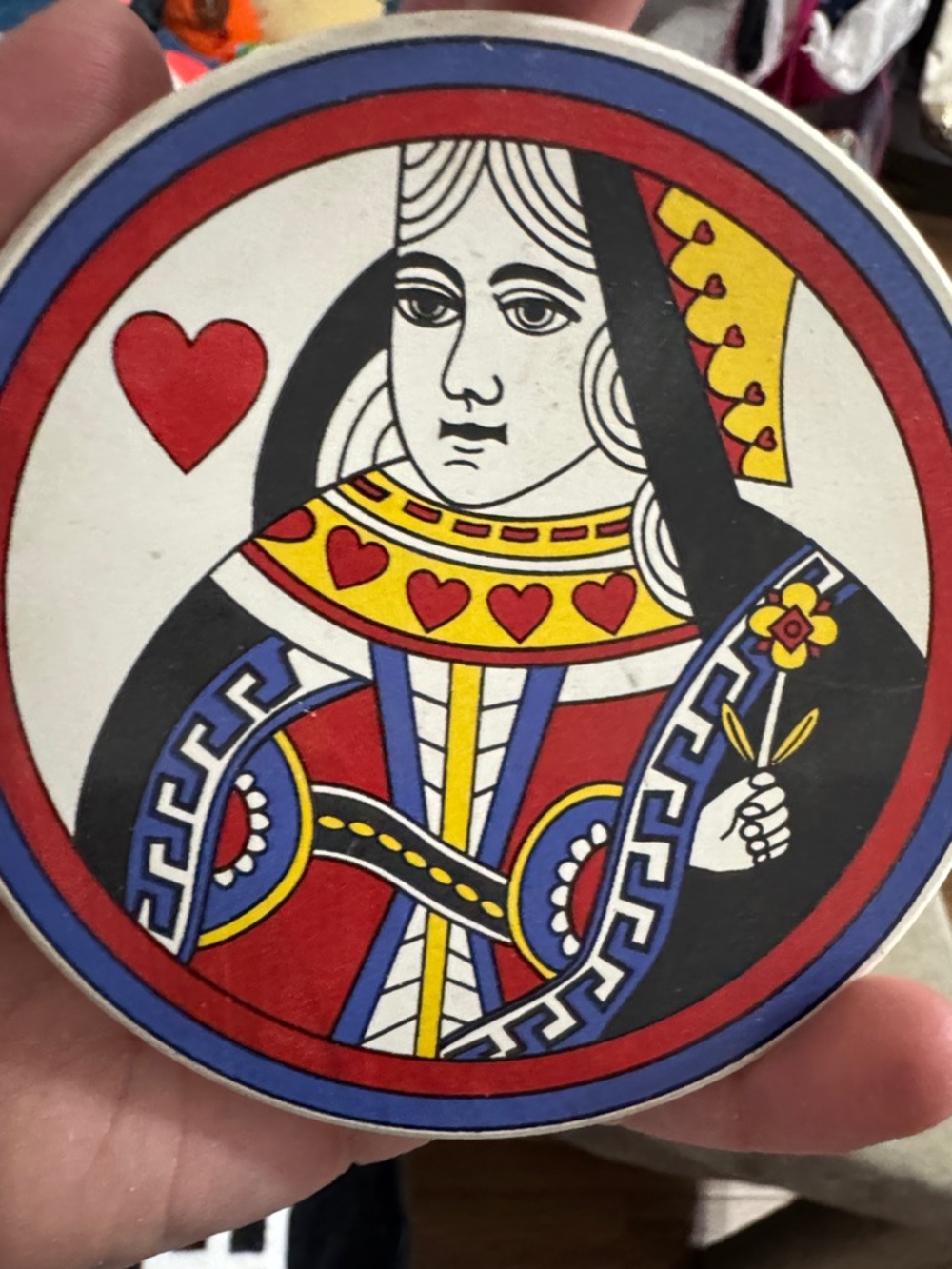 Set of 4 Vintage Playing Card Coasters - Queen/King/Jack Designs - Picture 4 of 11